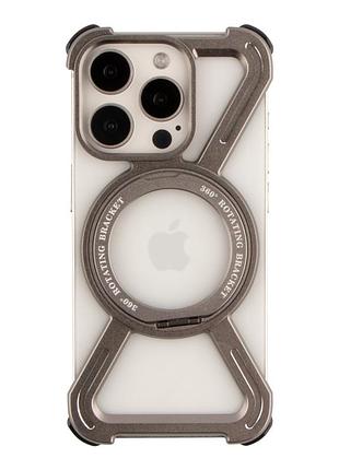 Чохол titanium armorx mag для iphone 15 pro titanium