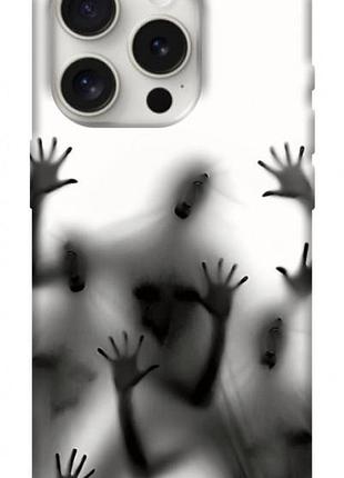 Чехол blex с картинкой shadows of herror для apple iphone 16 pro max (6.9")