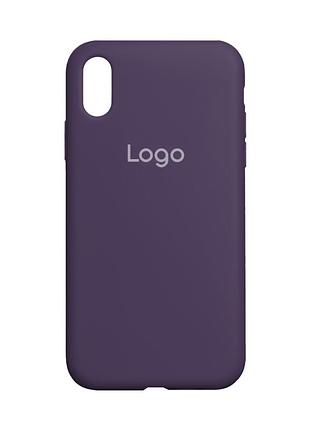 Чохол silicone case full size (aa) для iphone xr 78.amethyst