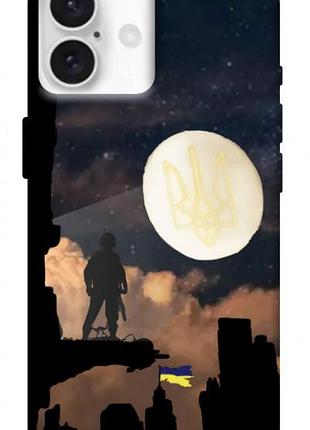 Чехол blex с картинкой зсу style 2 для apple iphone 16 plus