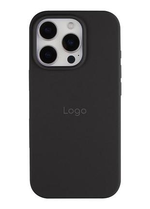 Чохол silicone case full size (aa) для iphone 16 pro 15.dark grey