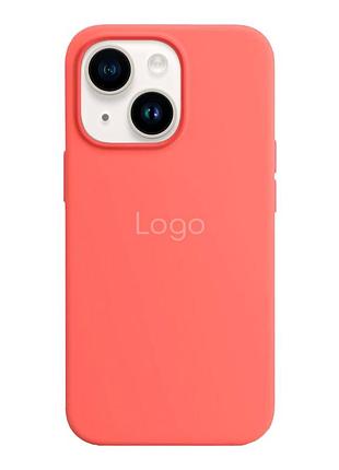Чохол silicone case with magsafe для iphone 13 pink pomelo