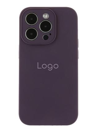 Чохол silicone case full size with frame для iphone 14 pro max 82.elderberry
