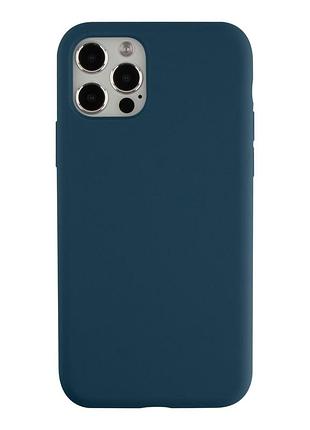 Чохол soft silicone case full size для iphone 12/12 pro 46.cosmos blue