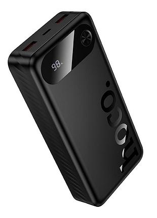 Універсальна мобільна батарея power bank hoco j154a victorious 22.5w+pd20w fully compatible 20000mah чорний