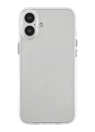 Чохол tpu space case для iphone 16 plus transparent