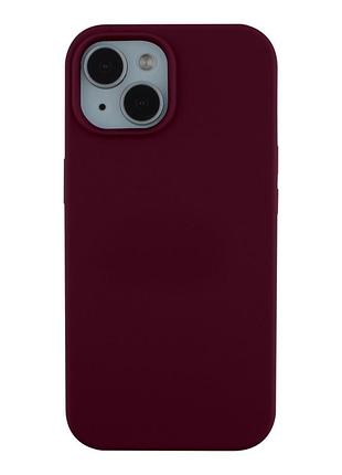 Чохол soft silicone case full size для iphone 15 42.maroon