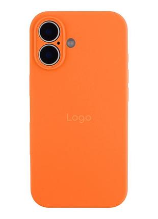 Чохол silicone case full size with frame для iphone 16 72.kumquat