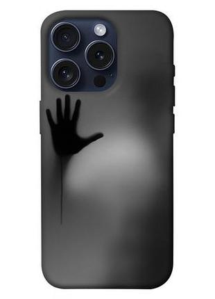 Чехол blex с картинкой shadow man для apple iphone 15 pro (6.1")