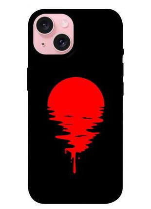 Чохол blex з картинкою red moon для apple iphone 15 (6.1")