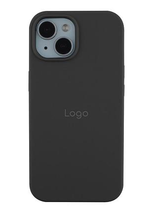 Чохол silicone case full size (aa) для iphone 15 plus 15.dark grey