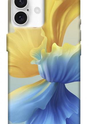 Чохол blex з картинкою абстрактна квітка для apple iphone 16 plus