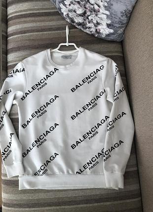 Жіноча кофта світшот лонгслів balenciaga розмір s