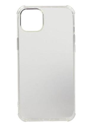 Чохол tpu virgin hard full camera для iphone 15 plus transparent