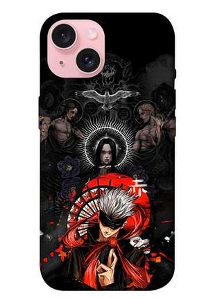 Чехол blex с картинкой anime evolution 10 для apple iphone 15 (6.1")