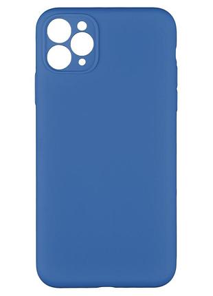 Чохол silicone case full camera no logo для iphone 11 pro max 03.royal blue