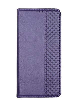 Чехол-книжка chess skin для samsung galaxy a34 5g (a346) dark purple