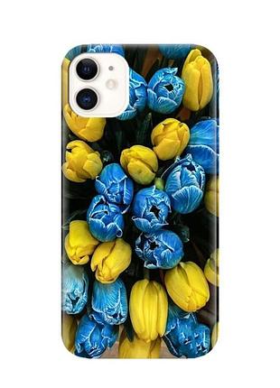 Чохол blex з принтом для iphone 11 | принт: тюльпани