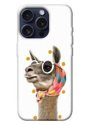 Чехол blex с картинкой fantasy fauna 8 для apple iphone 15 pro (6.1")