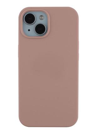 Чохол soft silicone case full size для iphone 15 19.pink sand