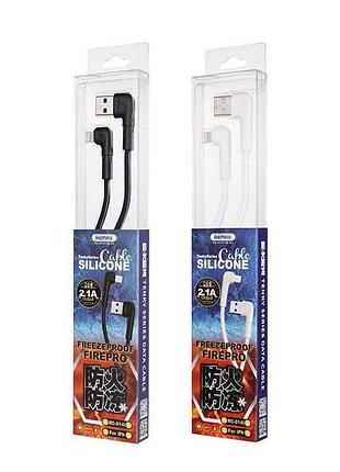 Кабель usb remax rc-014i tenky lightning черный