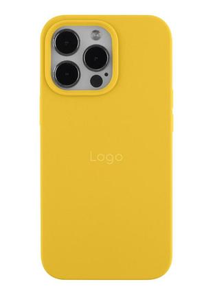 Чохол silicone case full size (aa) для iphone 13 pro max 04.yellow
