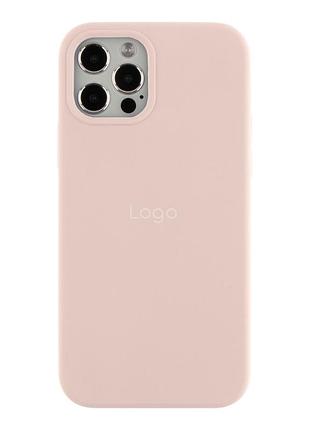 Чохол silicone case full size (aa) для iphone 12/12 pro 81.chalk pink