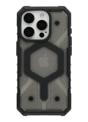 Чохол tpu+pc armorhex magnetic case для iphone 15 pro matte black