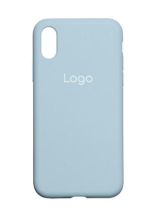 Чохол silicone case full size (aa) для iphone xs max 05.lilac