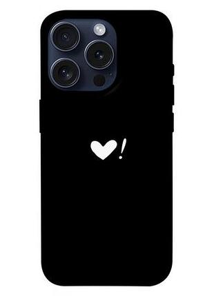 Чохол blex з картинкою heart для apple iphone 15 pro (6.1")