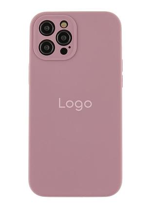 Чохол silicone case full size with frame для iphone 12 pro 68.blackcurrant