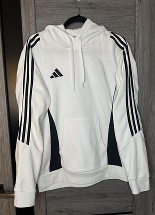 Білосніжне худі adidas