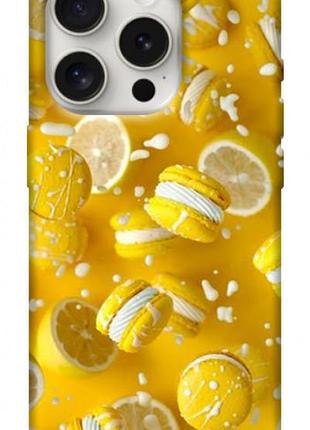 Чехол blex с картинкой лимонный взрыв для apple iphone 16 pro max (6.9")
