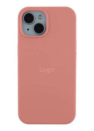 Чохол silicone case full size (aa) для iphone 15 plus 12.pink