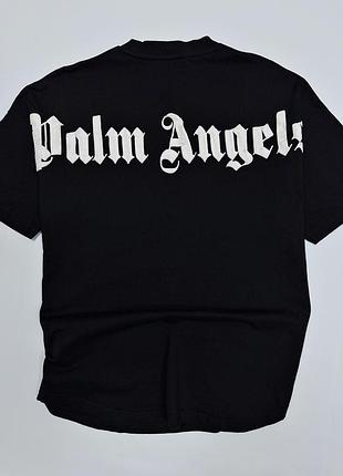 Palm angels женская черная свободная футболка с логотипом