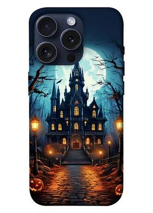 Чехол blex с картинкой замок для apple iphone 15 pro (6.1")