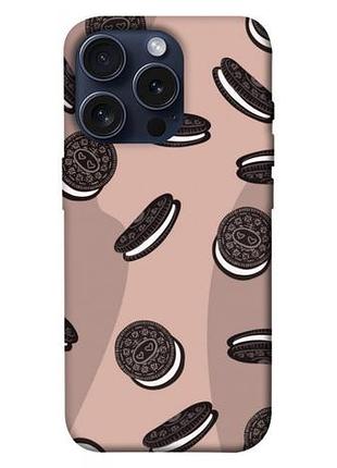 Чехол blex с картинкой sweet cookie для apple iphone 15 pro (6.1")