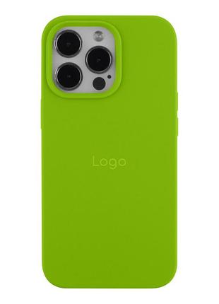 Чохол silicone case full size (aa) для iphone 13 pro max 32.green