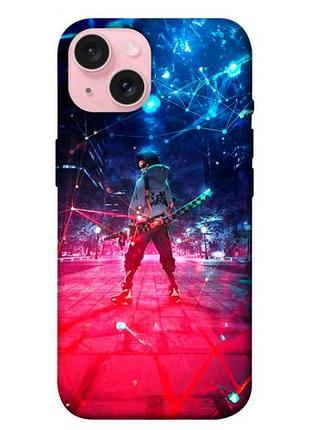Чехол blex с картинкой anime evolution 2 для apple iphone 15 (6.1")
