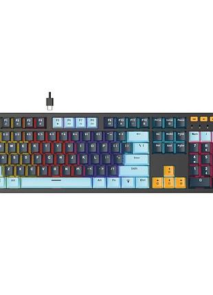 Клавиатура игровая fantech atom107s mk893s mizu red switch navy