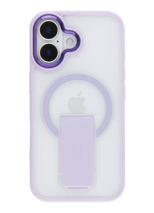 Чохол tpu+pc flexguard magnetic ring stand для iphone 16 purple