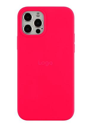 Чохол silicone case full size (aa) для iphone 12/12 pro 38.shiny pink