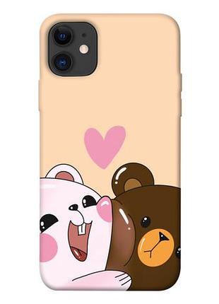 Чехол для iphone 11 принт: любовь