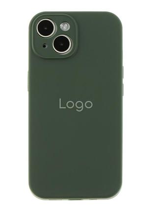 Чохол silicone case full size with frame для iphone 15 71.cyprus green