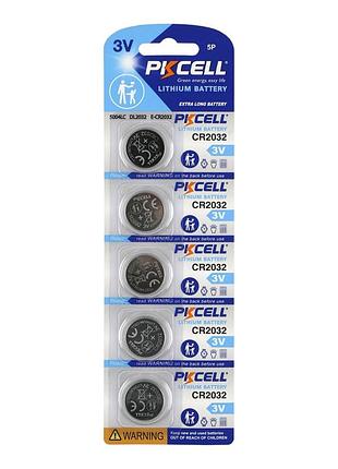 Батарейка pkcell cr2032 (pc/cr2032-5b) (5од.) cr2032
