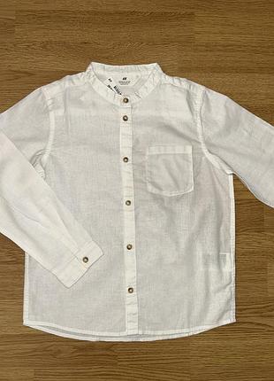 Сорочка із суміші льону 122-128h&m