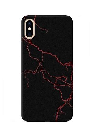 Чохол для iphone xs max (6.5″) (5.8"") принт: блискавка
