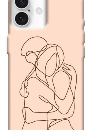 Чохол blex з картинкою couple line для apple iphone 16 plus