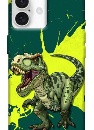 Чехол blex с картинкой рекс для apple iphone 16 (6.1")