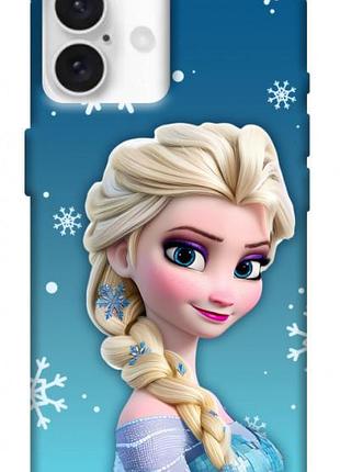 Чехол blex с картинкой эльза для apple iphone 16 (6.1")